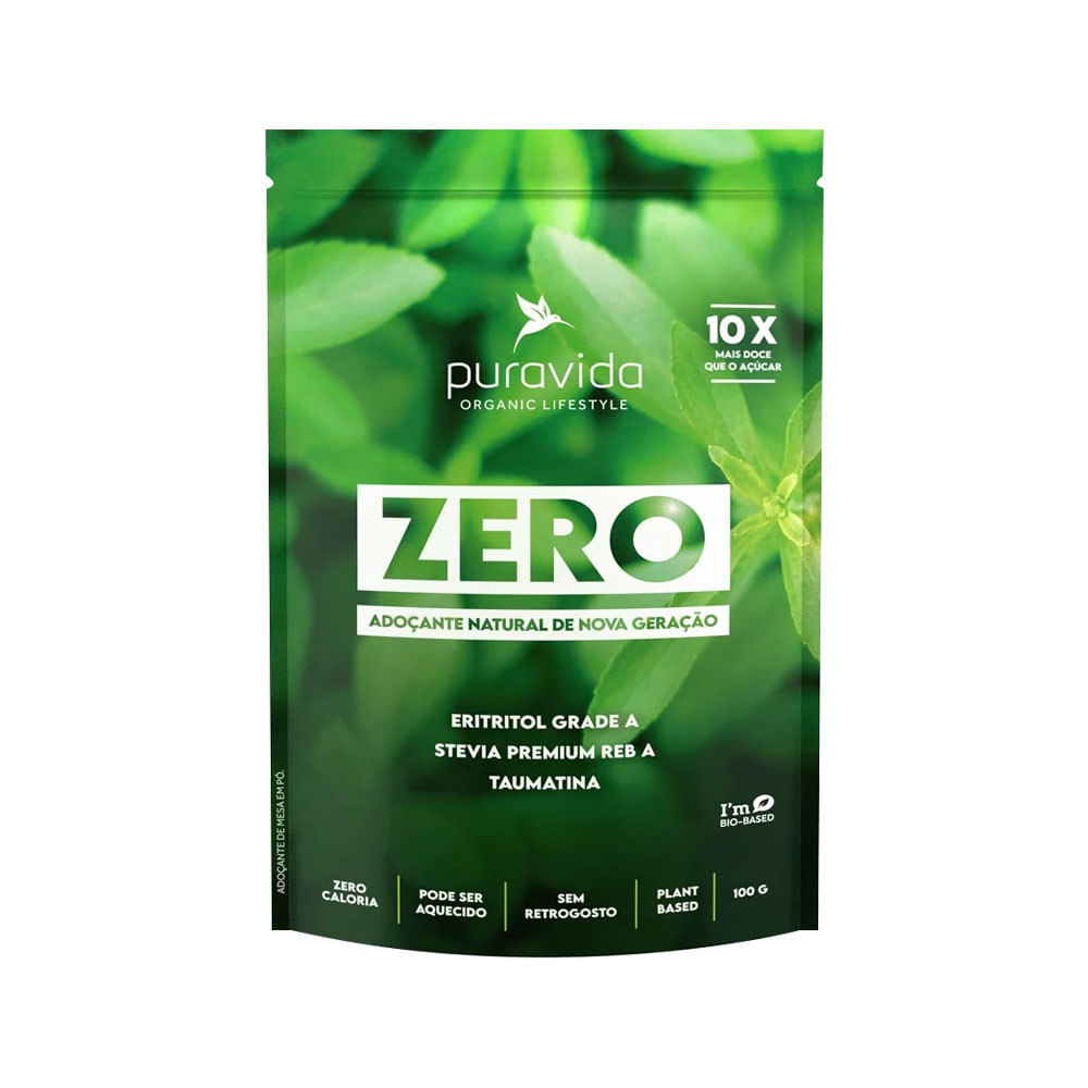 Zero Adoçante Natural Puravida 100g