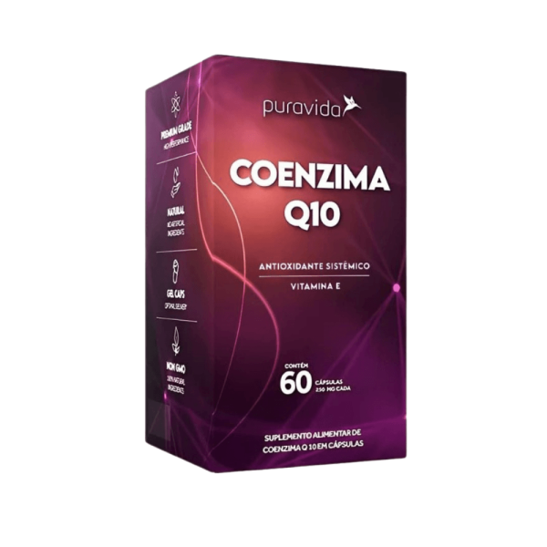 Encontraproduto.com.br - Vitamina Pura Vida Coenzima Q10 Metabolic Health com 60 Capsulas Un