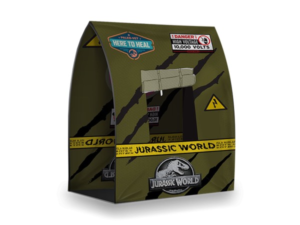 Encontraproduto.com.br - Kit Acampamento - Tenda Jurassic Paleontologo PUPEE BRINQUEDOS