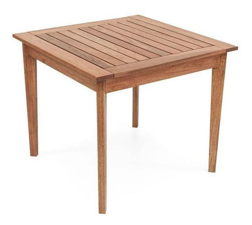 Mesa de Jantar Quadrada Madeira para 4 Lugares 9911 Madebal