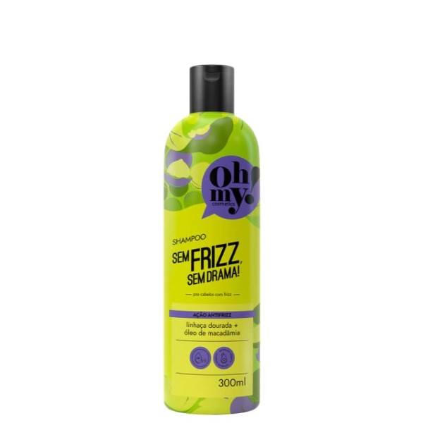 Encontraproduto.com.br - Shampoo 300ml Sem Frizz Sem Drama - Oh My