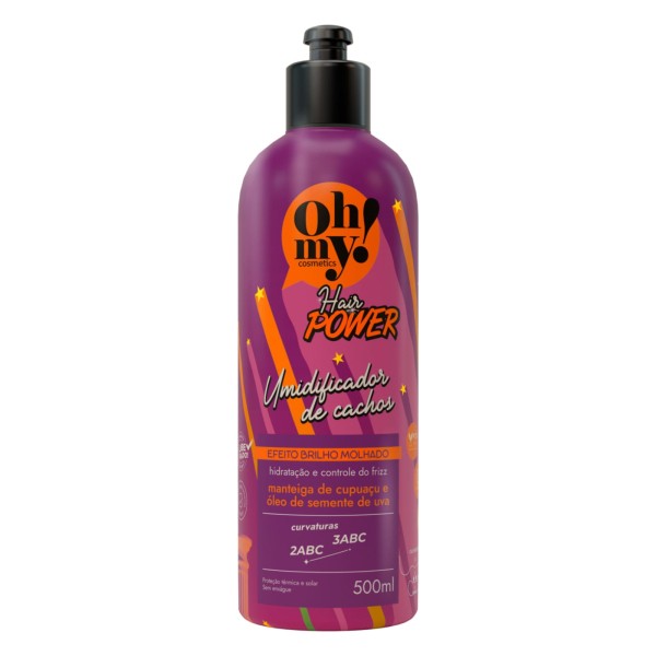 Encontraproduto.com.br - Umidificador de Cachos 500ml Hair Power - Oh My