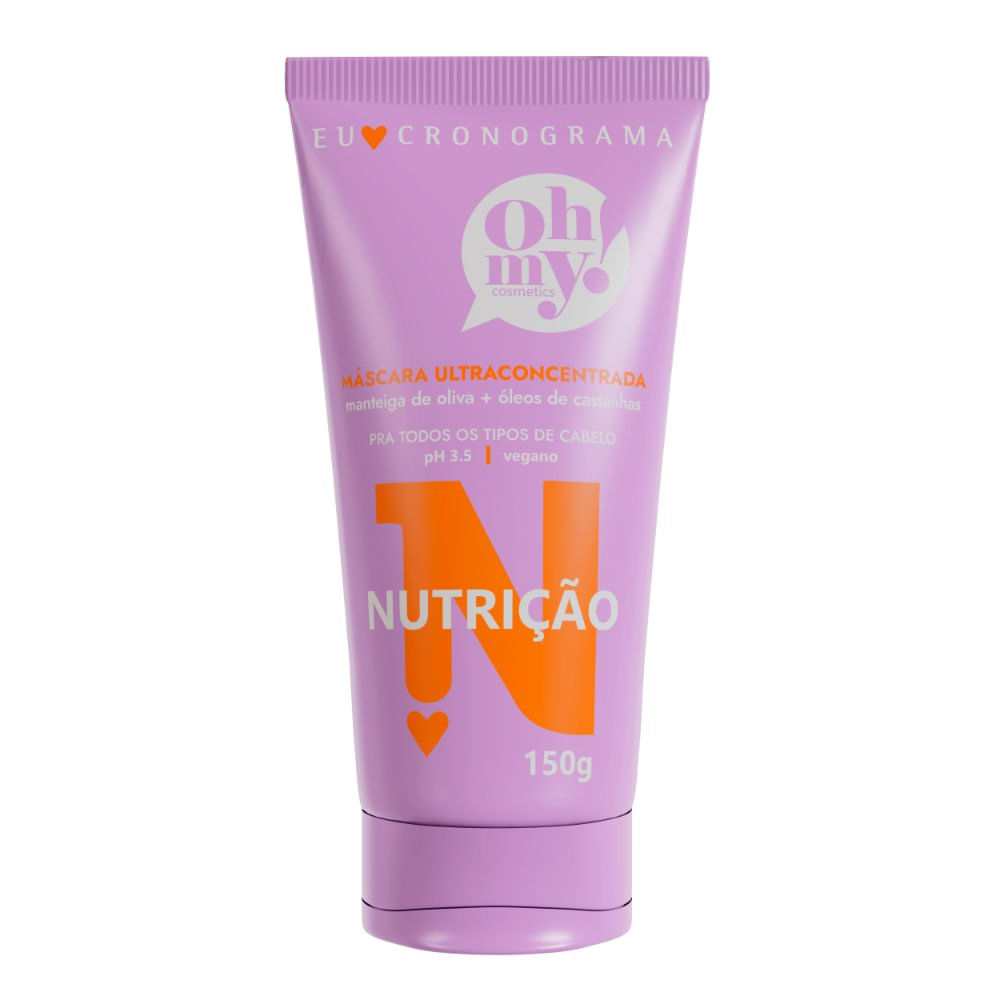 Máscara Ultraconcetrada Oh My! Eu Amo Cronograma Nutrição 150g