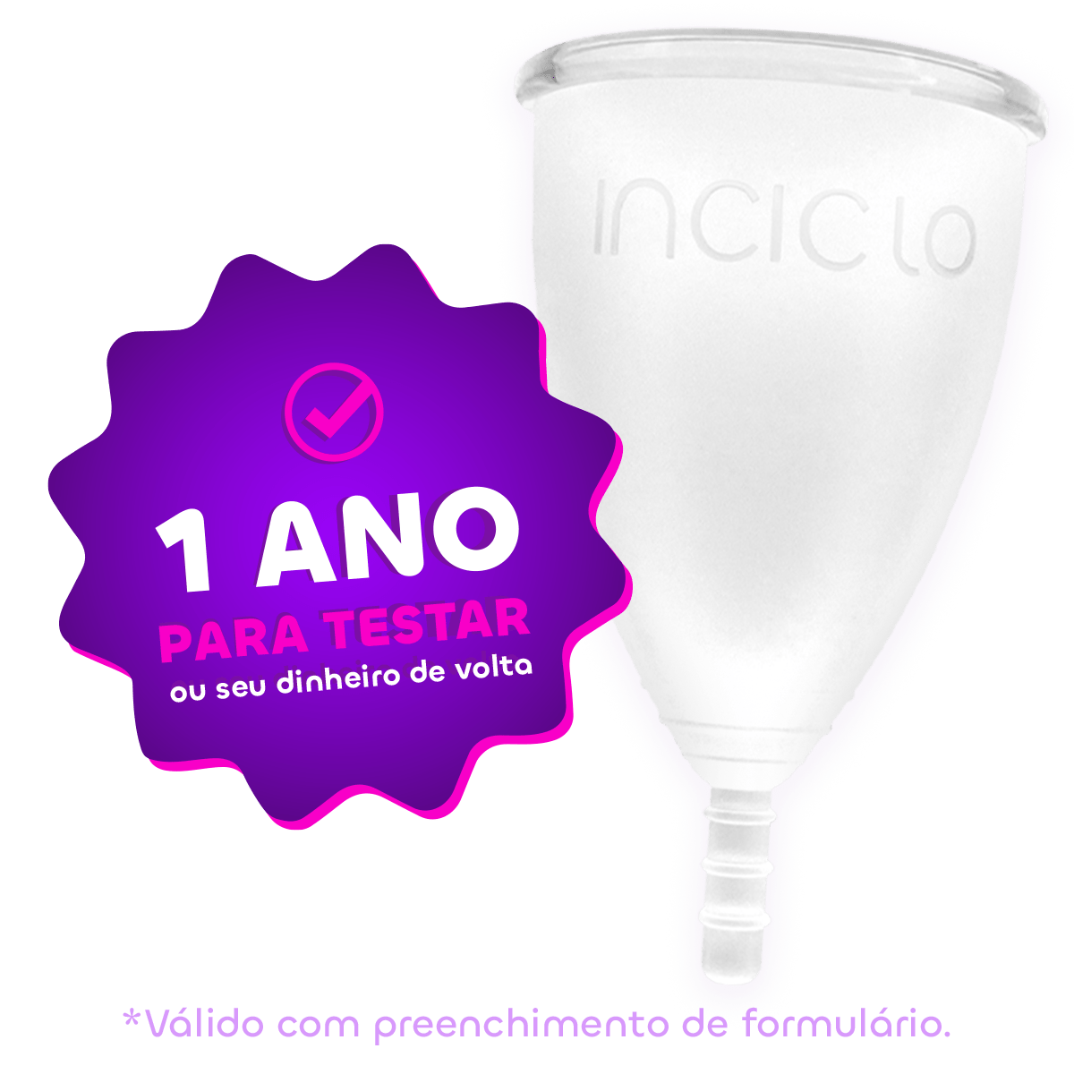 Encontraproduto.com.br - Kit Coletor Menstrual + Cápsula Esterilizadora + Sabonete Íntimo - (Neutro) Inciclo A (a partir de 30 anos ou com filhos)
