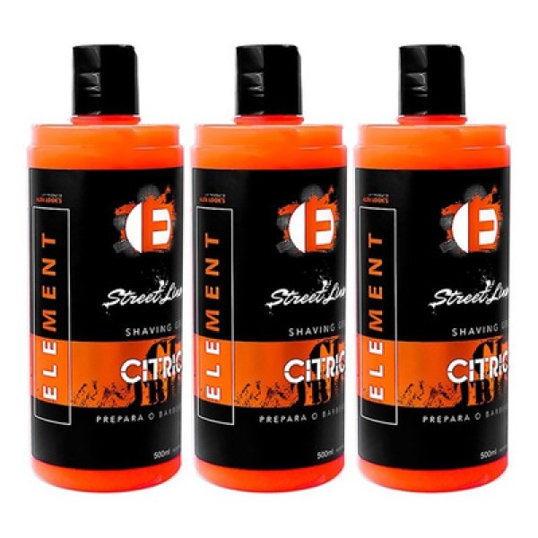 Encontraproduto.com.br - Gel de Barbear Alfa Looks Neon Citric Element 500ml