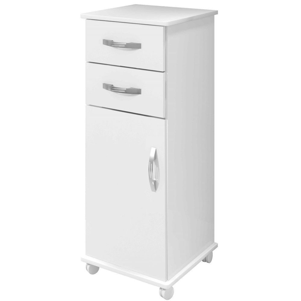 Encontraproduto.com.br - Balcão Tókio 2 Gavetas Arte Móveis Cor Branco