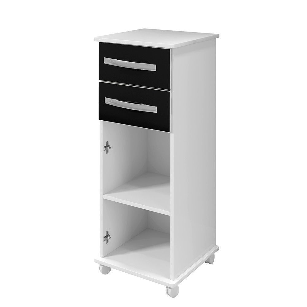Encontraproduto.com.br - Balcão Tókio 2 Gavetas Arte Móveis Cor Branco