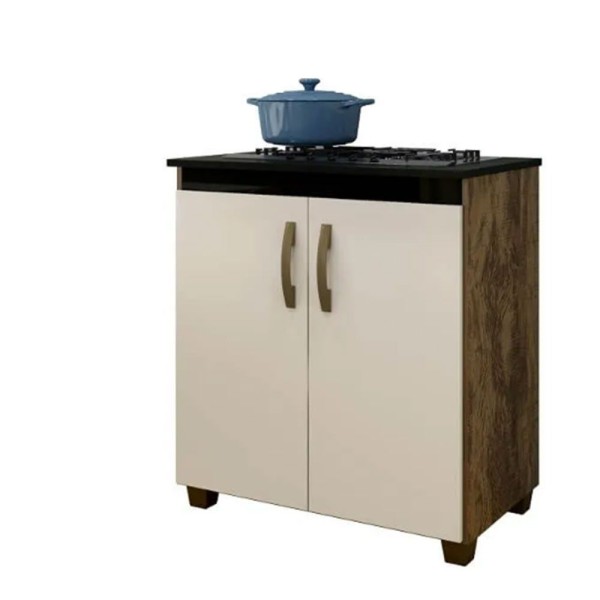 Encontraproduto.com.br - Balcão De Cozinha Cooktop Fox Ipe-off
