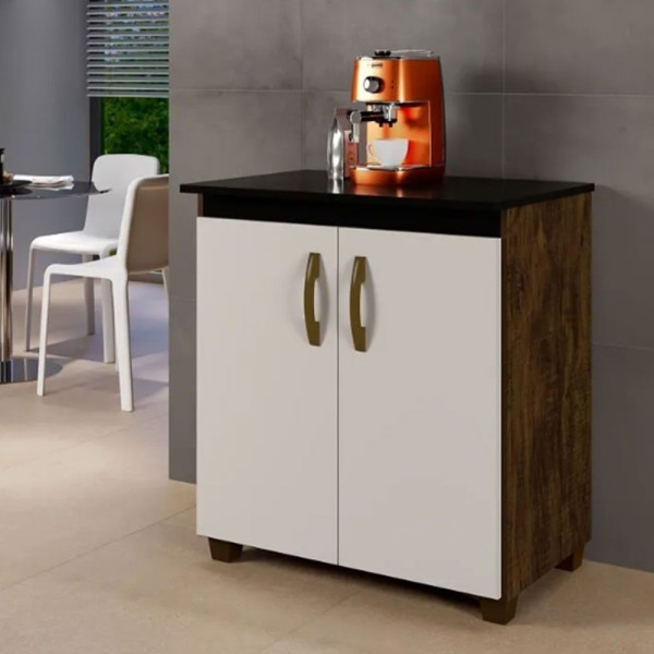 Encontraproduto.com.br - Balcão De Cozinha Cooktop Fox Ipe-off