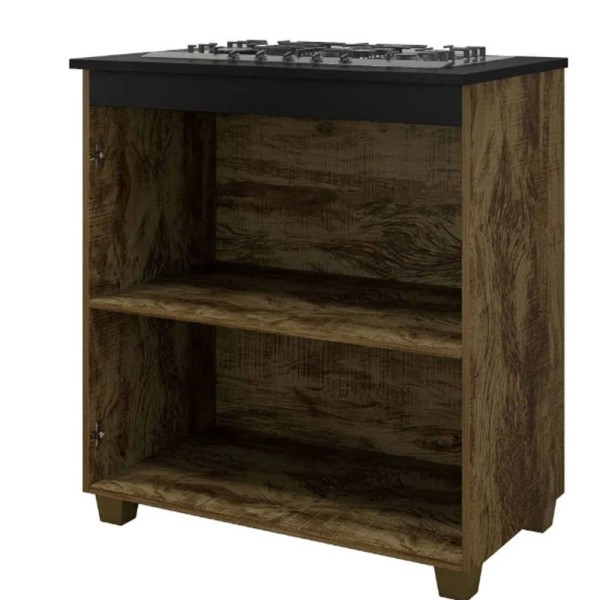 Encontraproduto.com.br - Balcão De Cozinha Cooktop Fox Ipe-off