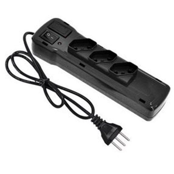 Encontraproduto.com.br - Filtro de Linha 3 Tomadas Régua Extensão Elétrica Bivolt