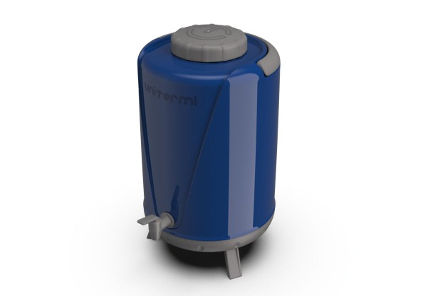 Encontraproduto.com.br - Botijão Térmico Arezzo Unitermi 10 Litros Azul