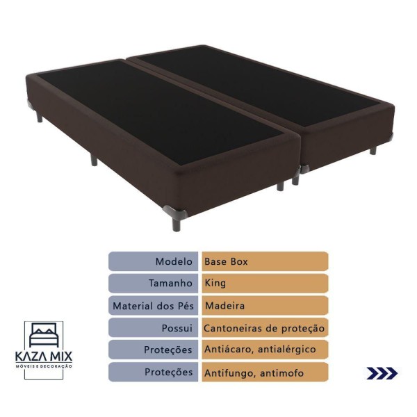 Encontraproduto.com.br - Cama Box King Colchão Magnum Plumatex Pillowtop High Tech