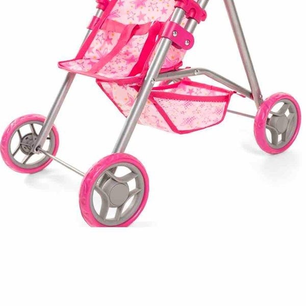 Encontraproduto.com.br - Carrinho de Boneca Tateti Slim com Guarda Sol
