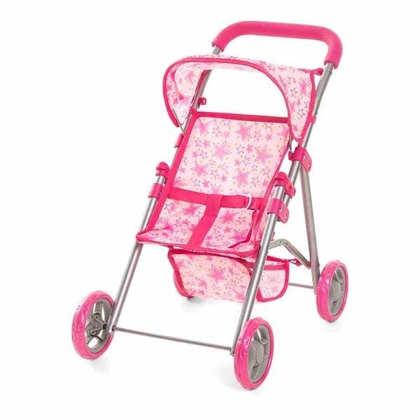 Encontraproduto.com.br - Carrinho de Boneca Tateti Slim com Guarda Sol