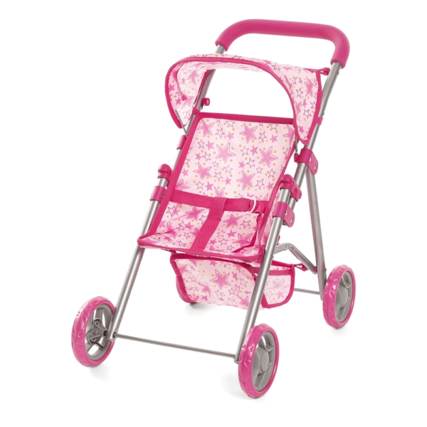 Encontraproduto.com.br - Carrinho de Boneca Tateti Slim com Guarda Sol
