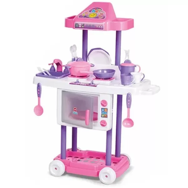 Cozinha Infantil Riva Chef - Rosa - TaTeTi