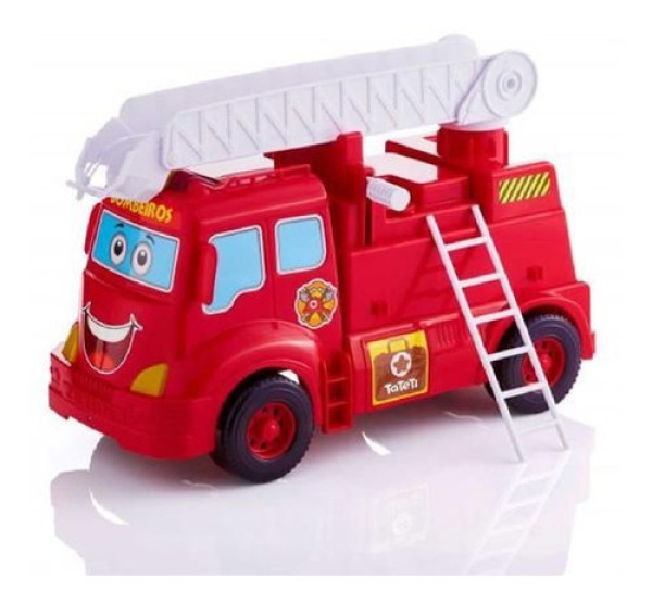 Encontraproduto.com.br - Caminhão Bombeiros em Ação com Água, Som e Luz - Tateti 408