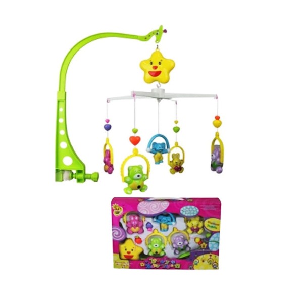 Encontraproduto.com.br - Móbile Musical para Bebês com Suporte p/ Berço - Tateti 0906