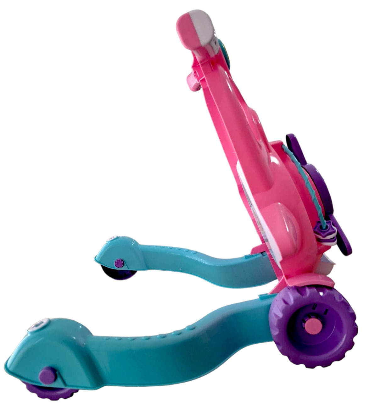 Encontraproduto.com.br - Andador Infantil - 2 em 1 - Com atividades - Bebê Aviador - Rosa - Tateti