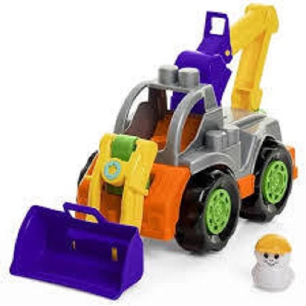 Carrinho Rodadinhos Blocks Completo -Trator/Truck - Ta Te Ti