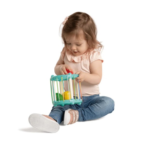 Encontraproduto.com.br - Brinquedo Infantil Desafio A Fio Cilindro Elástico - Tateti 870