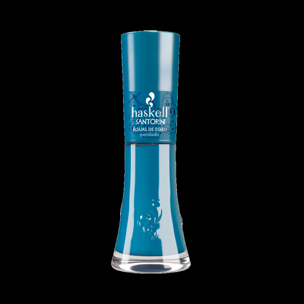 Encontraproduto.com.br - Esmalte Haskell Santorini Cor Águas de Egeu Perolado 8ml