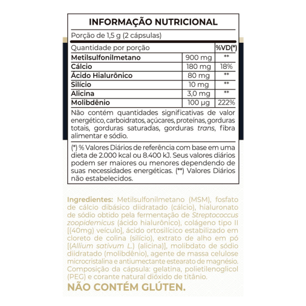 Encontraproduto.com.br - Colagentek II (750 mg) 60 Cápsulas - Vitafor