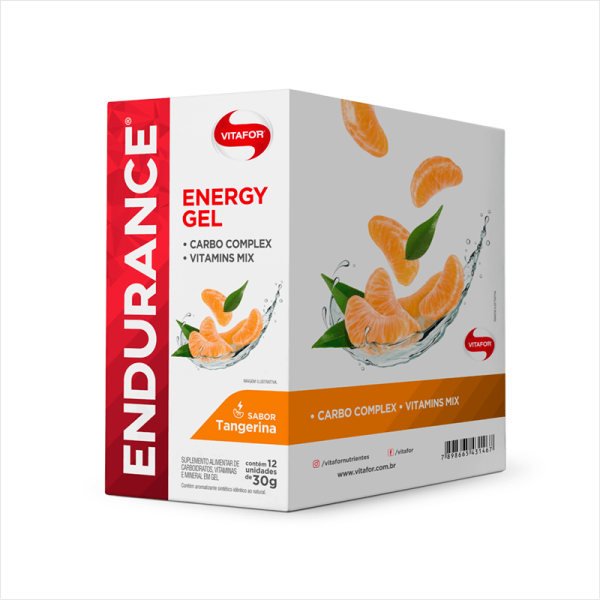 Encontraproduto.com.br - Endurance Energy Gel Tangerina 30g Vitafor