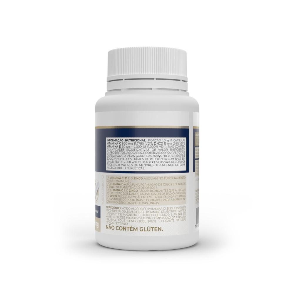 Encontraproduto.com.br - Vitamina D3 com Vitamina C e Zinco (1000mg) 60 Cápsulas - Vitafor