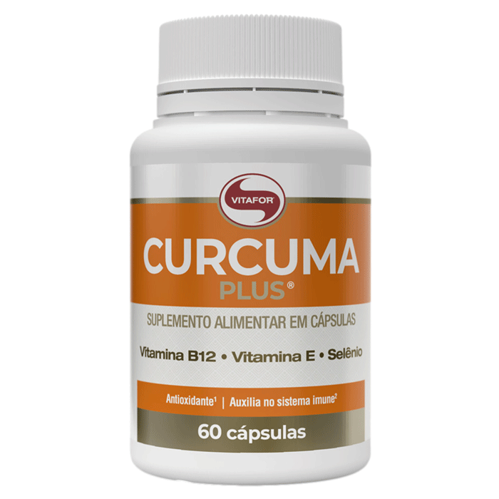 Encontraproduto.com.br - Curcuma Plus 60 Cápsulas Vitafor