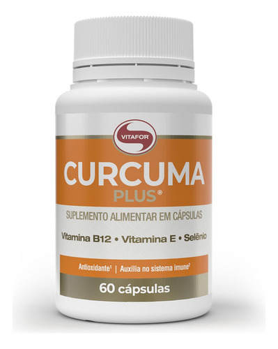 Encontraproduto.com.br - Curcuma Plus 60 Cápsulas Vitafor