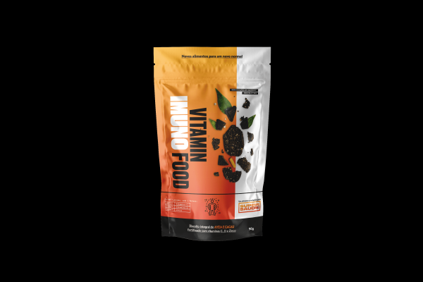 Encontraproduto.com.br - Biscoito Integral Aveia e Cacau sem Glúten Super Saúde Vitaminfood Imuno Pouch 90g