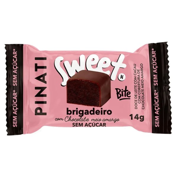 Encontraproduto.com.br - Pinati Sweet Bite Brigadeiro 14g 24 Un.