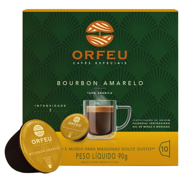 Encontraproduto.com.br - Cápsulas compatíveis Dolce Gusto®* Bourbon Amarelo 10 un