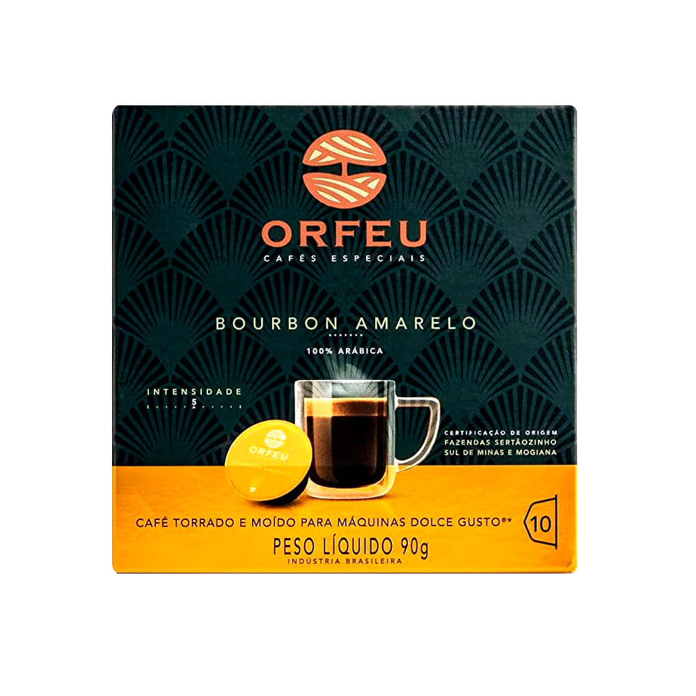 Encontraproduto.com.br - Cápsulas compatíveis Dolce Gusto®* Bourbon Amarelo 10 un