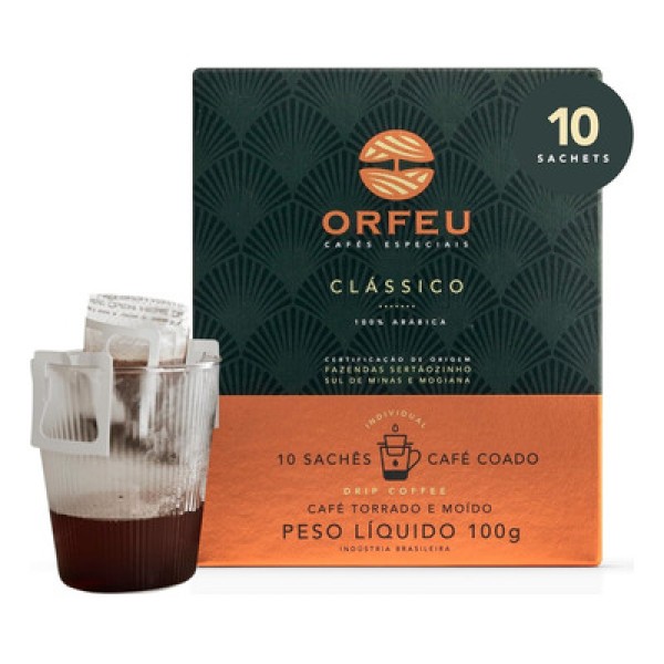 Drip Coffee Orfeu Clássico 10 sachês