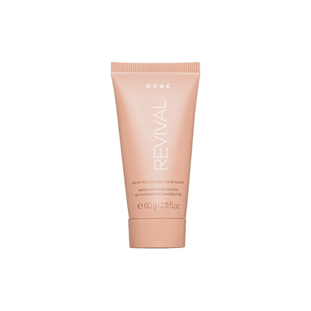 Encontraproduto.com.br - Kit Braé Travel Size Revival - Shampoo 60ml + Condicionador 60 ml + Máscara 60 g