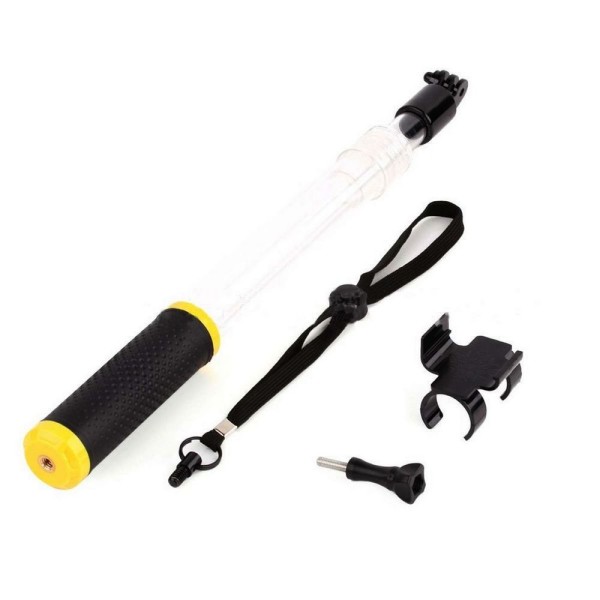 Encontraproduto.com.br - Bastão Flutuante Retrátil Prova Dágua 60cm para GoPro e Similares