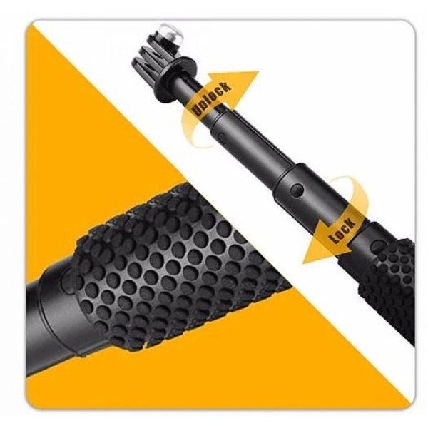 Encontraproduto.com.br - Bastão Retrátil Prova Dágua 18-48cm para GoPro Hero Sjcam