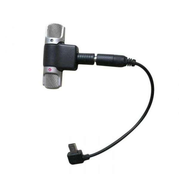 Encontraproduto.com.br - Microfone Externo + Cabo Adaptador e Adesivo GoPro Hero 3,3+,4
