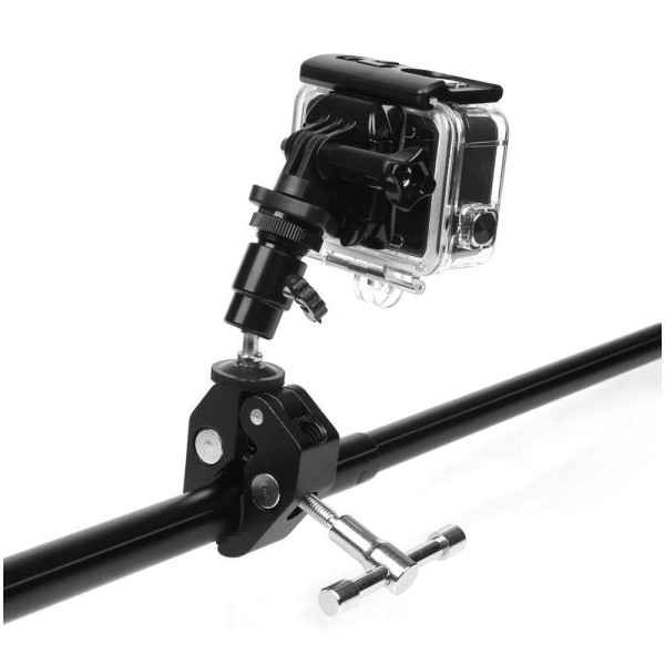 Encontraproduto.com.br - Garra Suporte De Montagem Braço Mágico Magic Arm Clamp