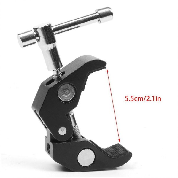 Encontraproduto.com.br - Garra Suporte De Montagem Braço Mágico Magic Arm Clamp