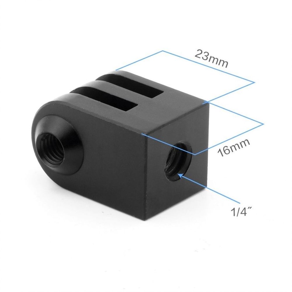 Encontraproduto.com.br - Adaptador Tripé Pivot Em Alumínio Para Câmeras Gopro E Similares