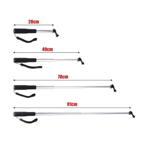 Encontraproduto.com.br - Bastão SJCam Retrátil 91cm Monopod com Controle Remoto Original