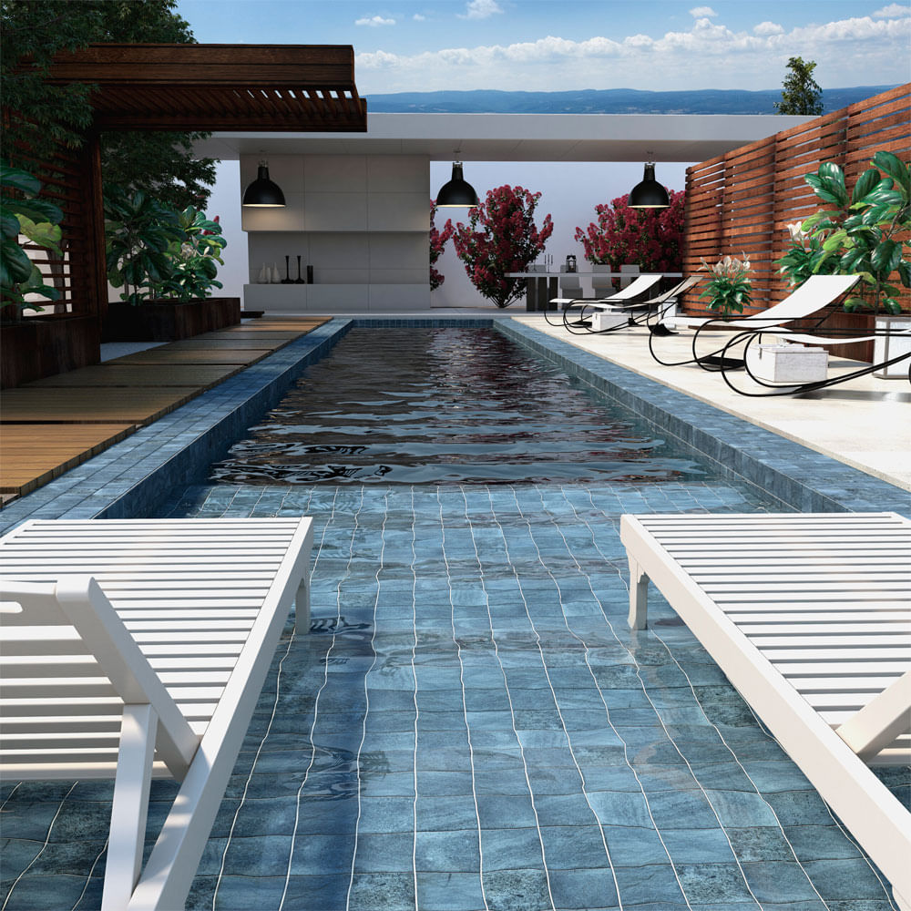 Encontraproduto.com.br - Pastilha Samoa Bright 10x10 Telada Caixa 1,95m2 Strufaldi