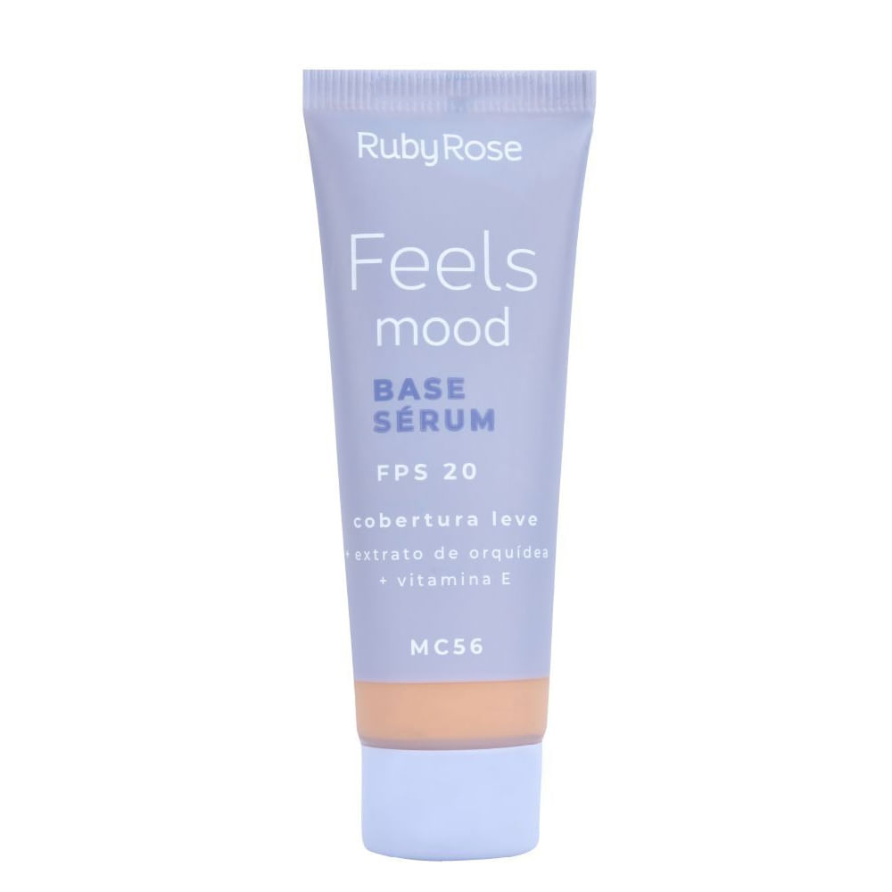 Encontraproduto.com.br - Base Sérum FPS 20 Tons Escuros Feels Mood Ruby Rose