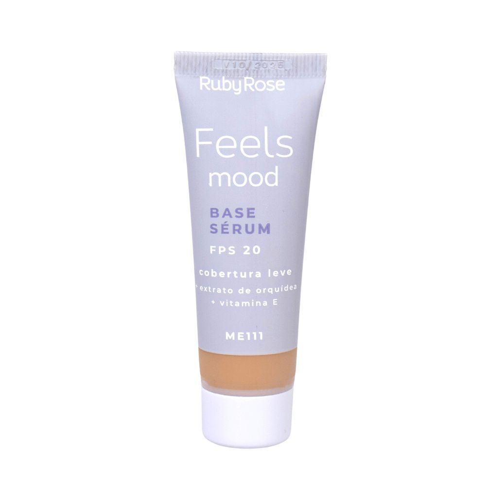 Encontraproduto.com.br - Base Sérum FPS 20 Tons Escuros Feels Mood Ruby Rose
