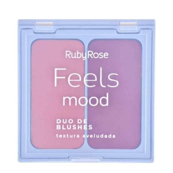 Encontraproduto.com.br - Duo de Blushes Ruby Rose Feels Mood R:Hb870 Cor 1