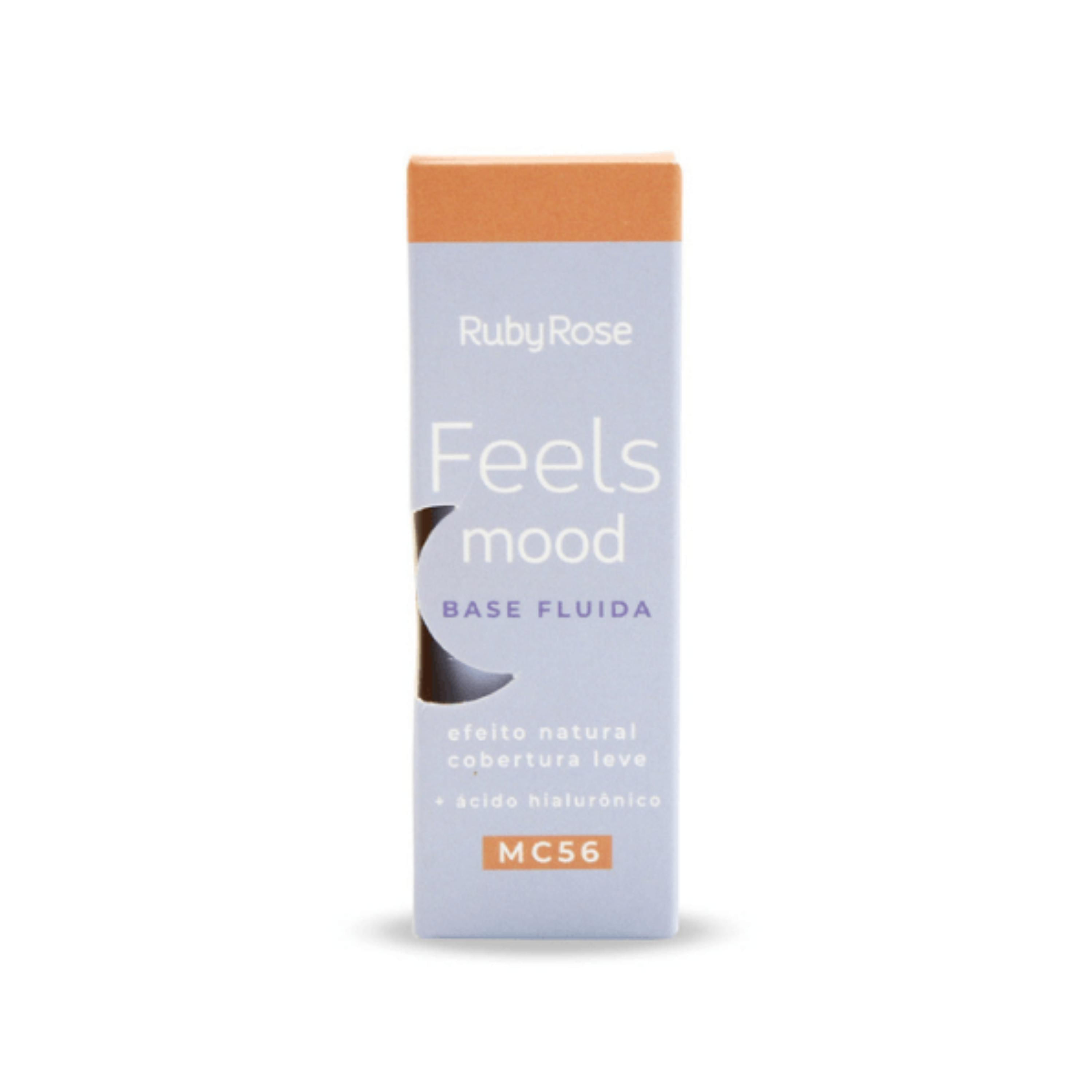 Encontraproduto.com.br - Base Fluída Feels Mood MC56 Ruby Rose